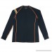 HnjPama Men New Long Sleeve UPF50+ UV Sun Protection Rash Guard Zip Front Swimsuit Shirt black B07CTJZ9W6